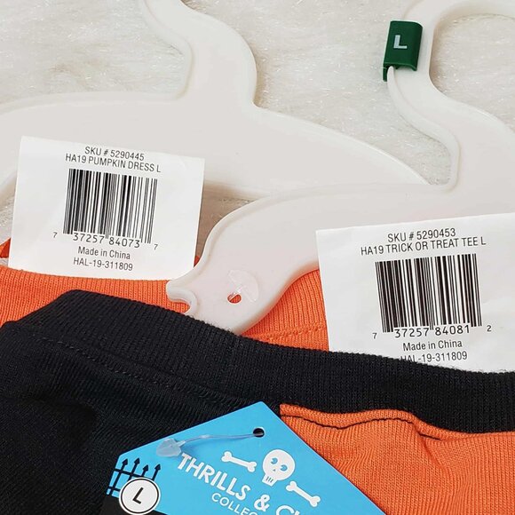 Thrills & Chills Halloween Dog Apparel - Reflective Dress & Glow in Dark Shirt - Picture 15 of 16